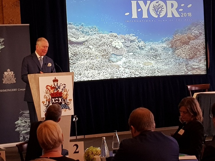 A ROYAL BOOST TO CORAL REEF GLOBAL CAMPAIGN